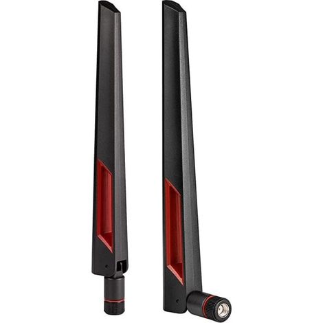 Antenne double bande ASUS 2,4G/5,8G AC88U/AC68U avec pénétration murale de 10 dB et gain élevé Antenne Wi-Fi 5G (RP-SMA mâle) (1/5)
