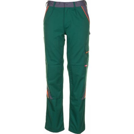 Arbeitshose Bundhose Visline grün/orange/schiefer Größe 42 (1/5)