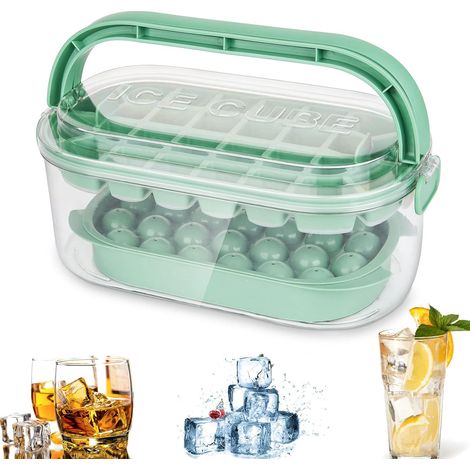 Eiswürfelschale mit Deckel und Behälter (1/5)
