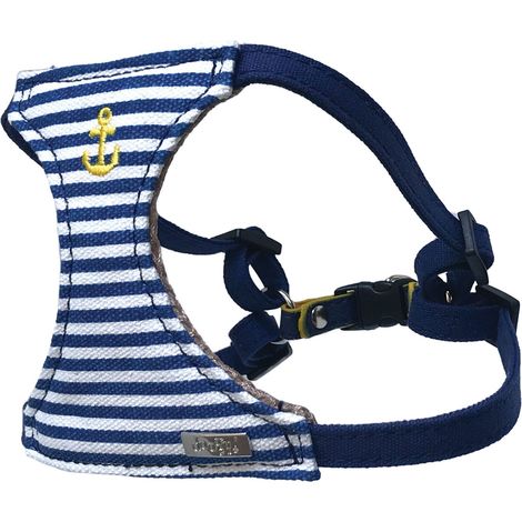 Harnais chien Doogy Matelot Bleu Taille : T2