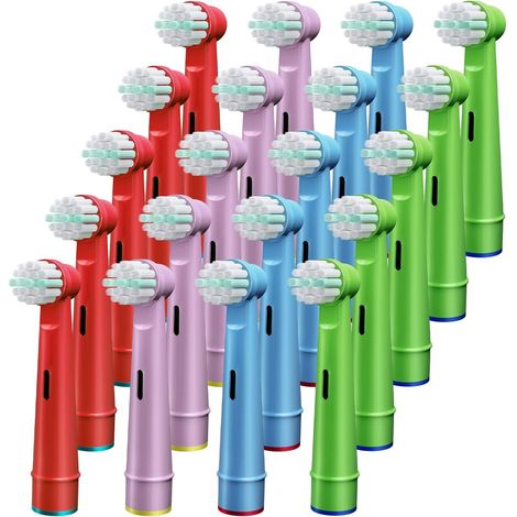 Brossettes Compatible avec Brossette Oral-b Enfant Brosse a Dent Electrique, 8 Tete Brosse a Dentaires Dent pour Oral B