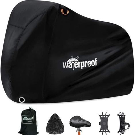 Housse de vélo - Extra-Robuste - 210T - Imperméable - Protection UV - Noir-Ywey (1/5)