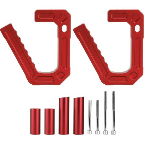 Roter Haltegriff aus Aluminiumlegierung für Jeep Wrangler JK (2007–2018), hochwertiger Ersatz-Seitengriff (1/5)