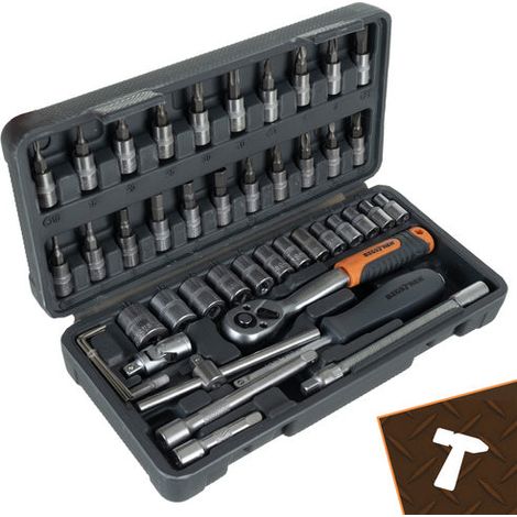 Coffret d'outils de 46 pièces. Bigstreen 26844