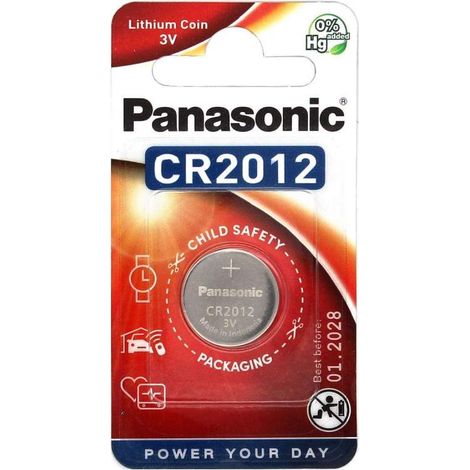 Panasonic - Pile bouton lithium blister CR2012 PANASONIC 3V 55mAh (1/2)