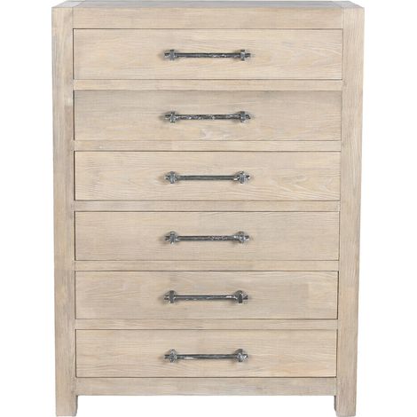 Chifonier Madera De Hevea 88X40X122 Natural (1/5)