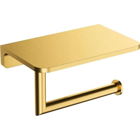 OMNIRES Modern Project - Portarotolo con mensola, oro spazzolato MP60511GLB (1/3)
