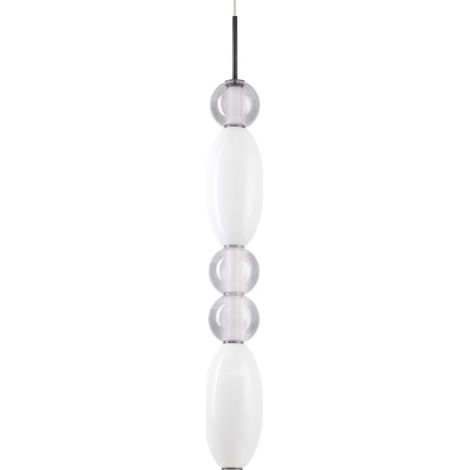 Ideal Lux LUMIERE Integrierte LED Slim Pendel-Deckenleuchte Schwarz 4550Lm 3000K