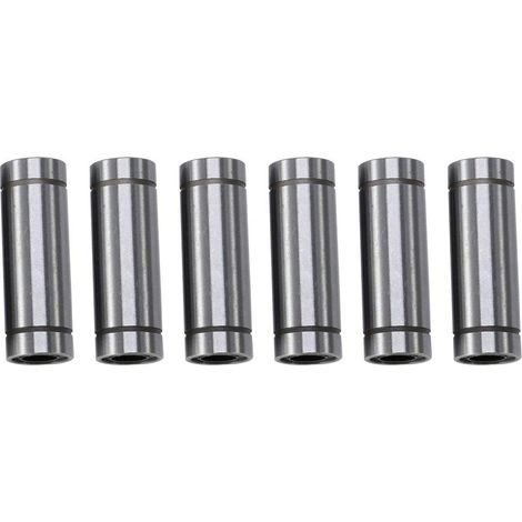 6pcs Roulements à Billes Linéaire LM8LUU Double Bague Scellée pour 8mm Rod 3D Imprimante CNC Pièces 8 15 45mm (1/5)