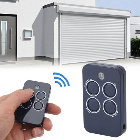 Télécommande Porte Garage sans Fil 433MHz - Contrôleur Longue Distance ABS Compact pour Alarmes, Portes Électriques et Pompes (1/5)