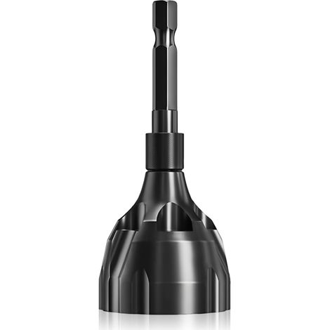 1 outil d'ébavurage et de chanfreinage externe, lame en carbure de tungstène, tige hexagonale 6,35 mm, pour boulons de 3 mm à 19 mm (1/5)
