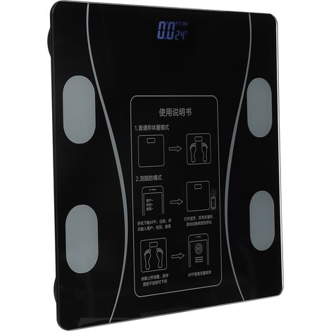 Balance connectée Bluetooth, électronique, rechargeable, précise, numérique, pesée et impédancemètre. (1/5)