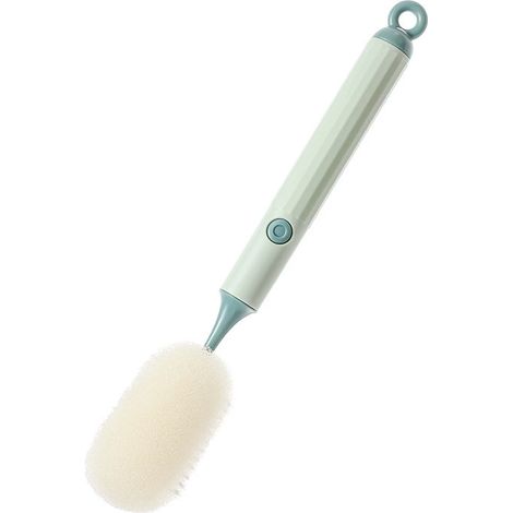 Brosse souple pour bouteille, brosse éponge pour tasse, brosse de nettoyage double action (1/5)