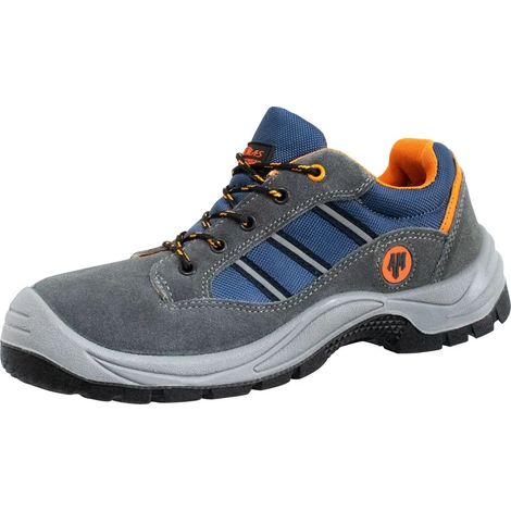 Chaussures de travail Art.Mas BPZcan, chaussures de sécurité modernes en cuir de vachette, embout en acier S1, pointure 43 (1/5)