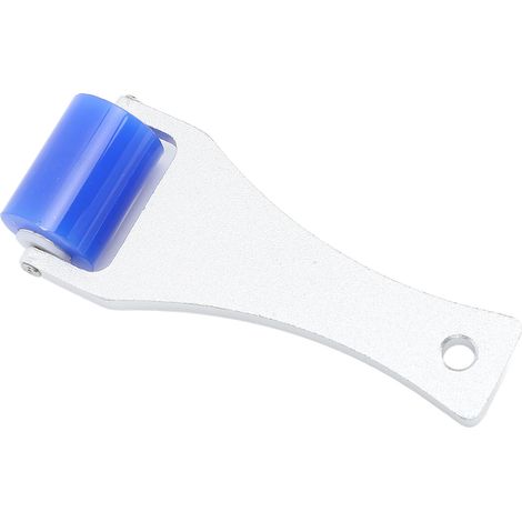 Silikon-Staubrolle, Handgerät mit elektrostatischer Funktion zur Absorption kleiner Verunreinigungen, 3 cm/1,2 Zoll blauer Aluminiumgriff. (1/5)