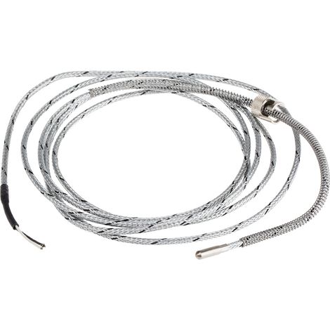 Thermocouple type J Ø 5mm, L 20mm, +400°C max à Câble ( Prix pour 1 ) (1/2)