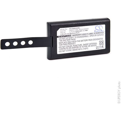 NX - Batterie lecteur codes barres Datalogic 3.7V 1000mAh - 113007943H21-000003 (1/3)