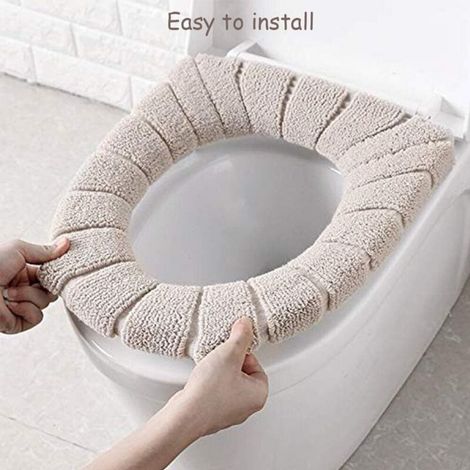 2 waschbare, einziehbare Toilettensitzmatten