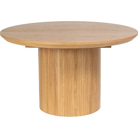 Table à manger extensible 4 à 6 personnes placage chêne - Naturel clair - MAYEZA (1/5)