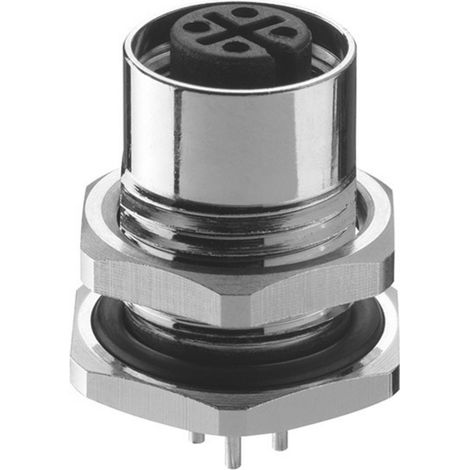 Lutronic 1228 Sensor-/Aktor-Einbausteckverbinder M12 Buchse, Einbau  Polzahl Sensoren: 4 1 St.