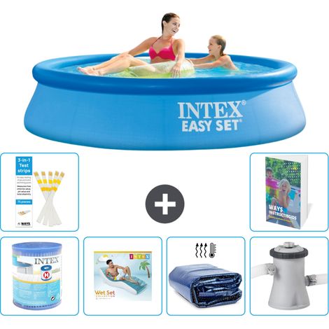 Intex Piscine Easy Set Ronde - 244x61 cm - 7-pièces S173 (1/5)