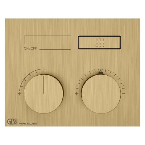 Gessi HI-FI, Fertigmontageset Unterputz-Thermostat mit
