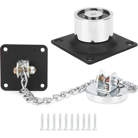 Support de porte électromagnétique 12 V/24 V, butée à 4 fils à forte aspiration de 132,3 lb pour portes coupe-feu (1/5)