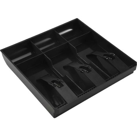 Tiroir de caisse - Rangement - Plateau de caisse - Classer - Magasin - Noir (1/5)