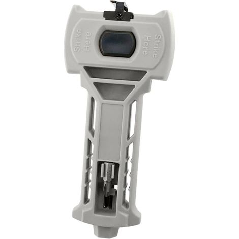 Kit professionale di precisione per la realizzazione di serrature a scatto, ideale per l'installazione di serrature quadrate e rotonde - grigio (1/5)