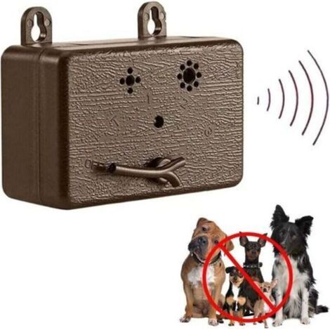 Ultraschall-Hundebellabwehrgerät, 15 Meter Reichweite, brauner Bellstopper für den Innen- und Außenbereich (1/5)