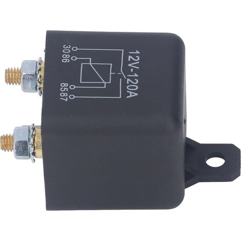 Relais de démarrage électrique étanche avec bobine en laiton et accessoires, 12 V CC, 120 A (1/5)