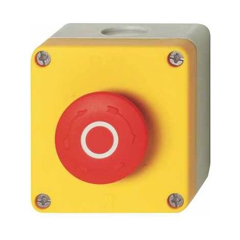 Bg10p3411 Imo - Boitier D'arrêt D'urgence Pour Montage En Saillie - ø40mm - 1no+1nf - 70x75x50mm - Rouge