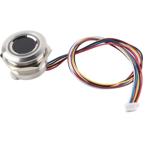 Capteur d'empreintes digitales R503 circulaire avec anneau LED bicolore et technologie capacitive (1/5)