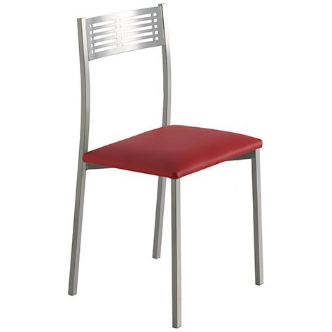 Pack sillas Sidney | 4 Sillas - Asiento Rojo