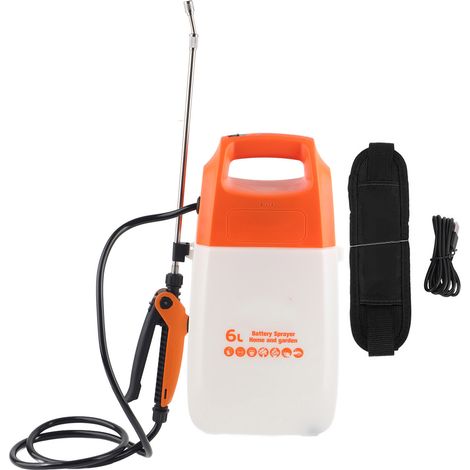 Pulvérisateur de jardin électrique 6L sans fil à pression, pulvérisation ajustable pour arrosage et traitement des plantes, batterie rechargeable (1/5)