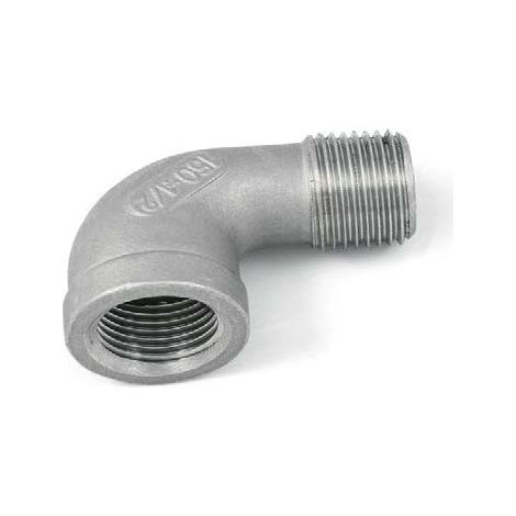 BSP 1-1/2" Male/Female Elbow Pipe Fitting - T316 (A4) Marine Grade Stainless Steel (1/2)