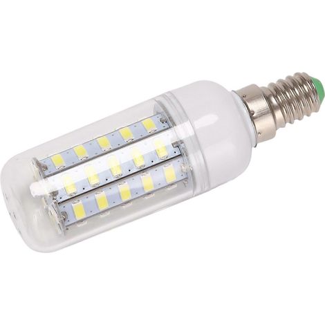 Ampoule LED E14, ampoule maïs, lumière blanche, 48 LED 5730, 7W, ampoule LED type bougie (1/5)