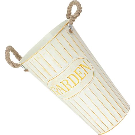 Pot de Fleurs Fer Cache-Pot pour Fleurs pour Maison et Décoration Intérieure (1/5)
