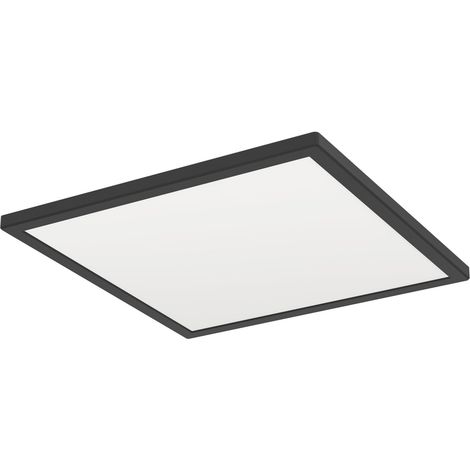 Plafonnier LED en saillie Rovito, lampe de plafond carrée, éclairage (1/5)