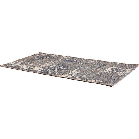 VIVARAISE - Tapis extérieur Vivaraise Catania - Polypropylène 100% - Gris - 60 x 110 cm (1/4)
