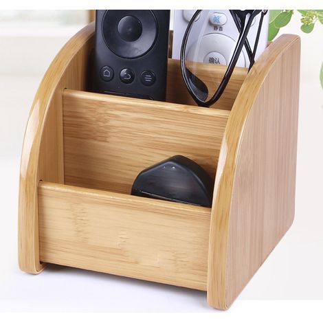 Stiftehalter aus Holz, Aufbewahrungsbox für Bürobedarf, Aufbewahrungsregal für Büroartikel, Stiftehalter aus Holz (1/5)