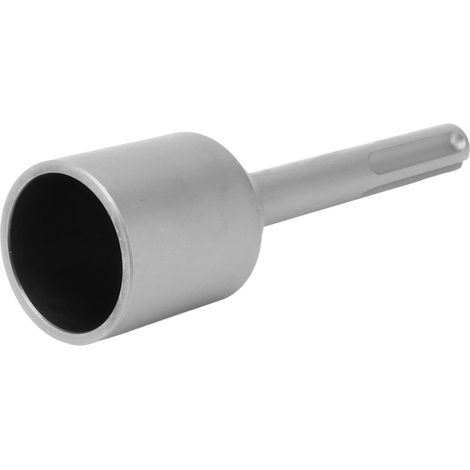 Enfonceuse de poteaux en T à 5 trous, tige en acier, enfonce-poteaux manuel, accessoire pour perceuse à percussion, longueur 20 cm, diamètre 45 mm / 1,8 po (1/5)