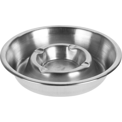 Tisch Aschenbecher Edelstahl 13cm-A12403720-1