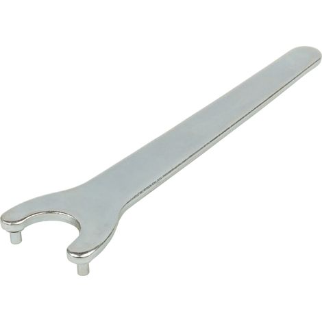 Wolfcraft 2453000 - 1 llave de brida recto para amoladora angular distancia entre pivotes 30 mm, pivote Ø 4 mm