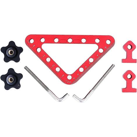Positionierwinkel, rechtwinklige Klemmen aus Aluminiumlegierung, 45°, 90°, Zoll, metrisch, 10–120 mm