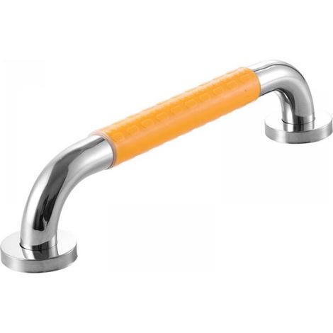 1 Piece Shower Grab Bar (30cm Orange) Stainless Steel Wall Mounted Grab Bar Safety Bath Handle for Toilet Bathroom Kitchen Stairs (1/4)