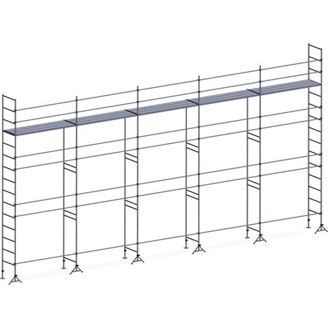 Echafaudage ES49 maçon 128 m² Lisses 1 niveau plancher