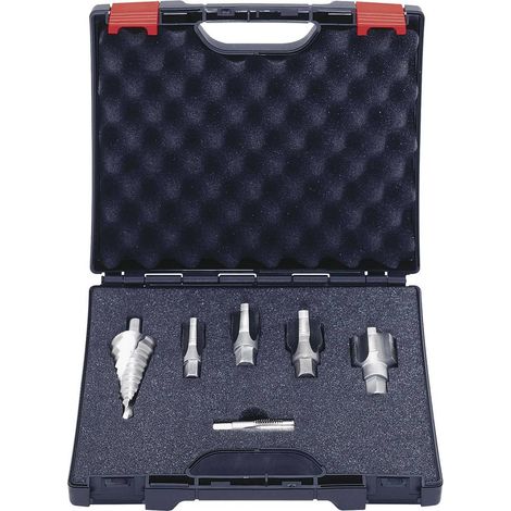 Exact 05979 KIT maschi per filettare 6 parti metrica a passo fine M12, M16, M20, M25, M32 Taglio destrorso DIN EN 60423