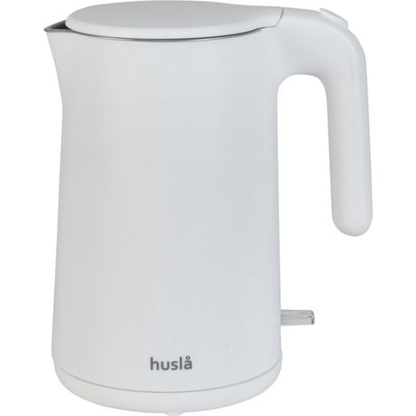 Hervidor eléctrico Husla de 1,5 L, modelo 73916, color blanco. (1/4)