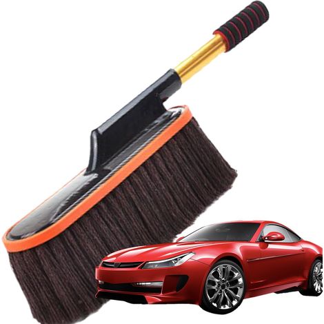 Teleskop-Autostaubbürste – Für Limousinen, SUVs, LKWs, Pickups, Minivans, Wohnmobile, Sitze